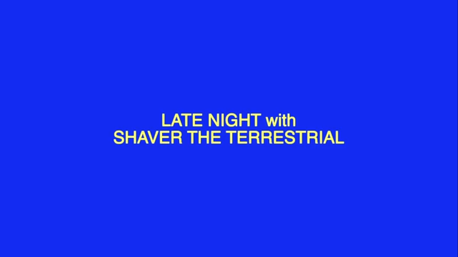 Thumbnail image for Shaver The Terrestrial