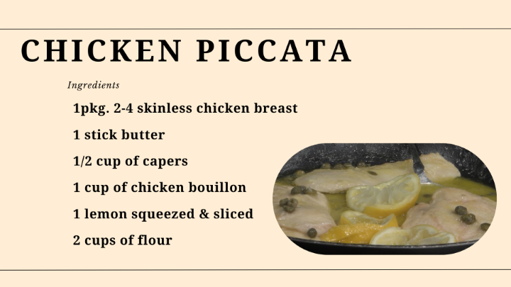 Thumbnail image for Chef DeRosa's Secrets Inspiring Autism - "Chicken Piccata"